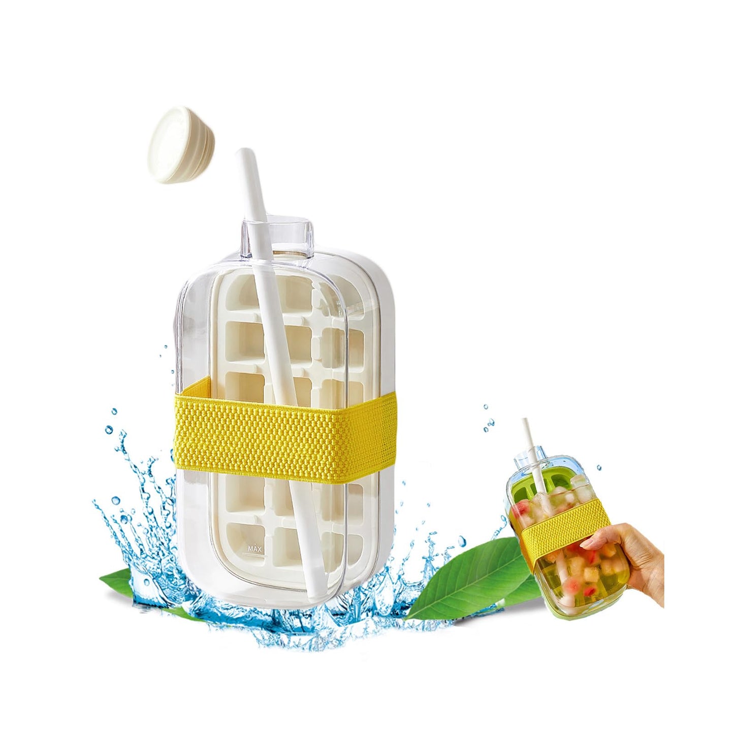 Mini Ice Maker Water Bottle